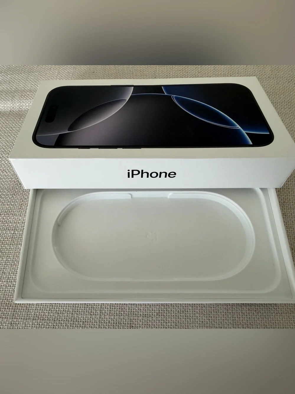 Apple iPhone 16 Pro Empty Box Only black Titanium 512GB Model A3083